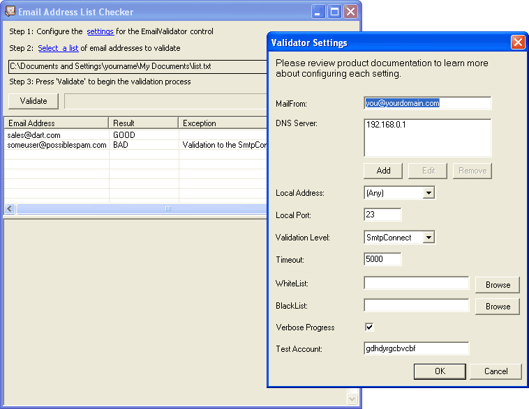 PowerTCP Email Validation for .NET （英語版） 商品画像