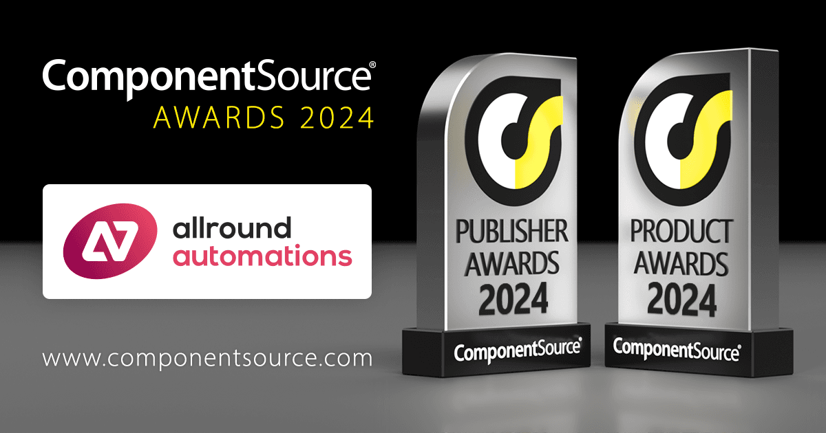 Allround AutomationsがComponentSourceの賞を2つ受賞