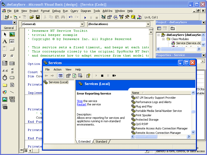 Desaware NT Service Toolkit （英語版） 商品画像