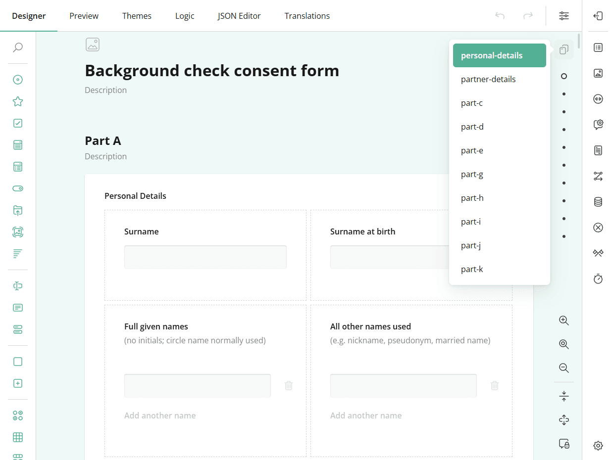 SurveyJS Survey Creator 商品画像