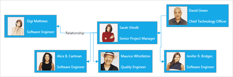 Infragistics Ultimate UI for WPF Org Chart 商品画像 Infragistics Ultimate UI for WPF Org Chart 商品画像