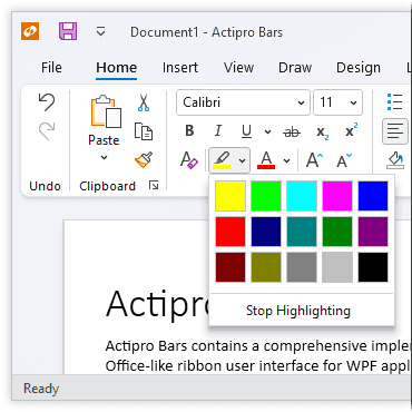 Actipro Bars for WPF（英語版） 商品画像