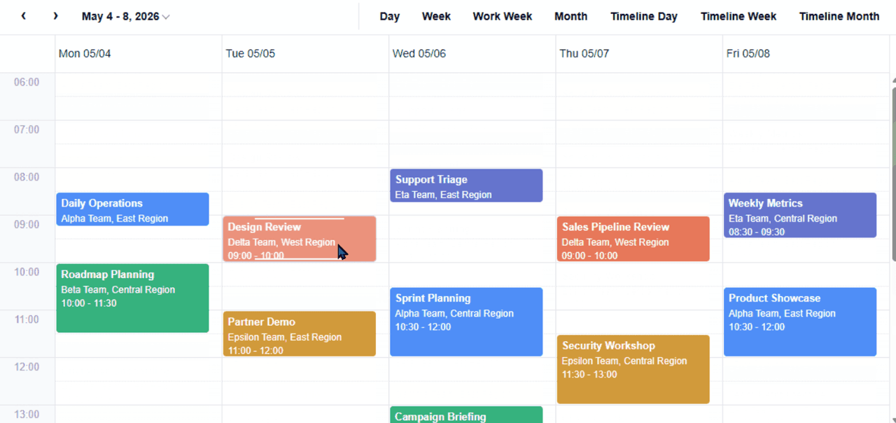 Wijmo Web Components Scheduler (FlexScheduler) Wijmo Web Components Scheduler (FlexScheduler)