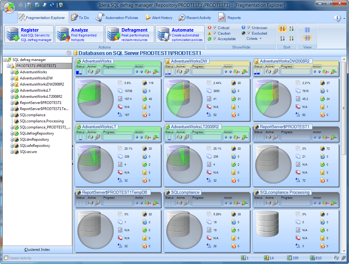 SQL Defrag Manager がリリースされました