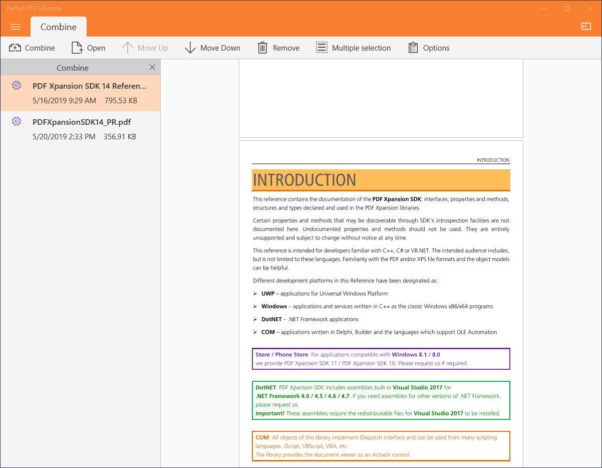 PDF Xpansion SDK - PDF Combiner and Splitter（英語版） 商品画像