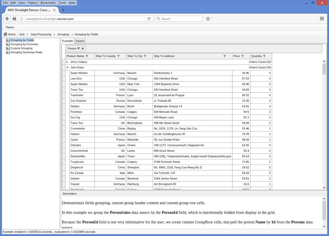 NOV Grid for .NET（英語版） 商品画像