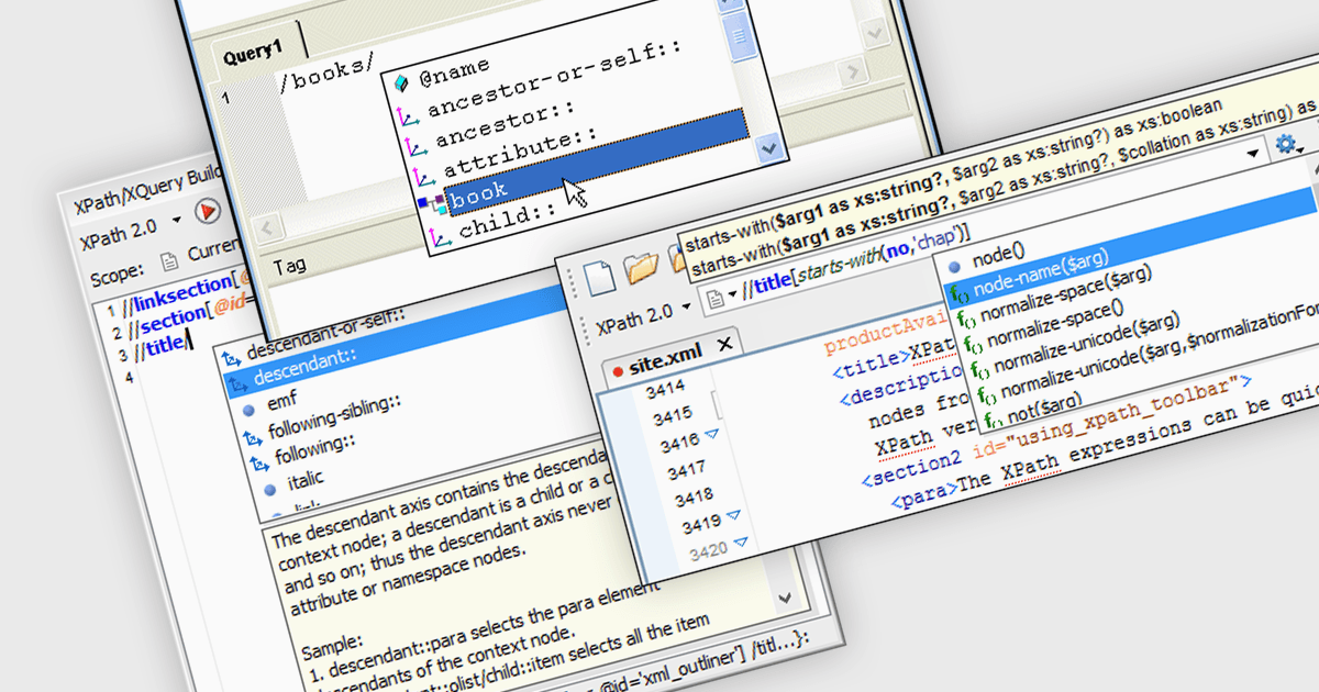 XPathクエリをより効率的かつ正確に作成