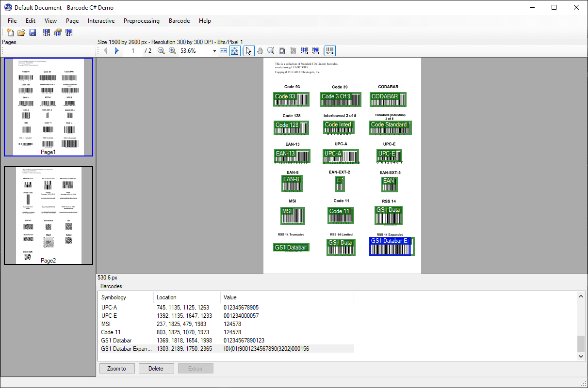 LEADTOOLS Barcode Pro（英語版） 商品画像