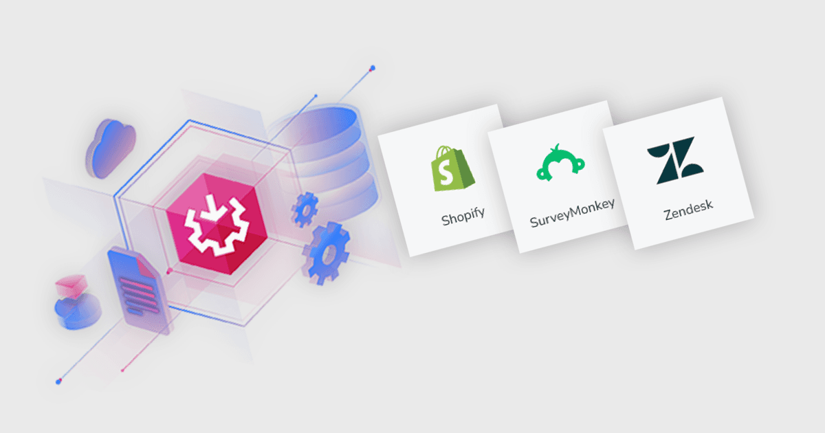 SSISをShopify、SurveyMonkey、Zendeskに接続