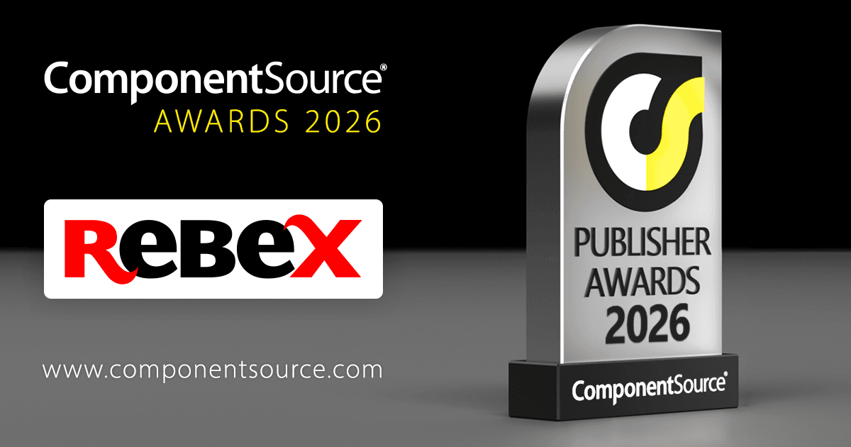 RebexがComponentSourceアワードを受賞