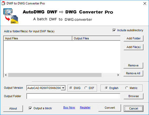 DWF to DWG Converter（英語版） 商品画像