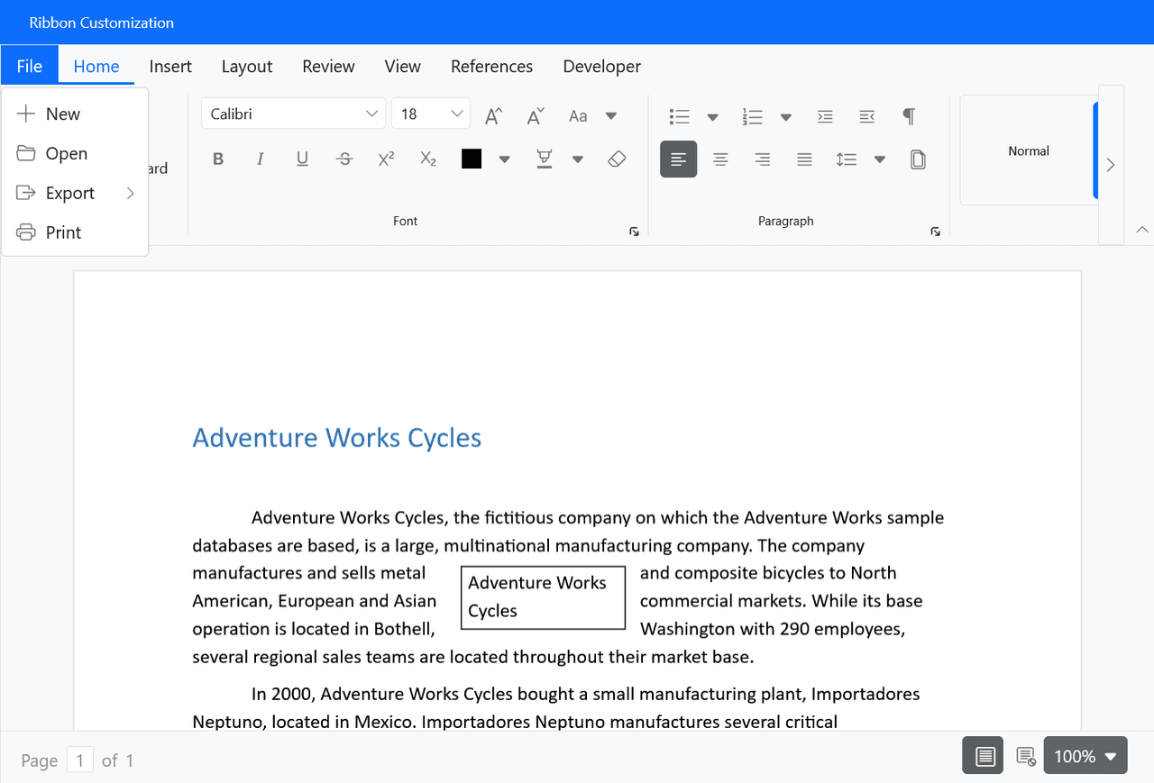 Syncfusion Vue Word Processor 商品画像