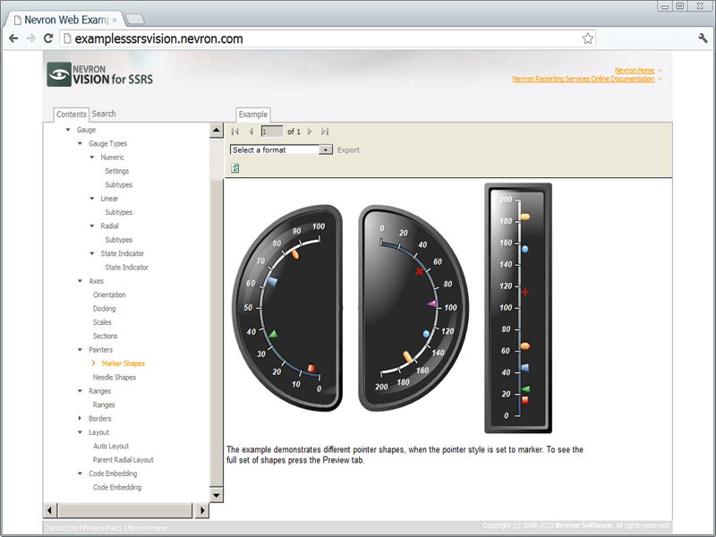 Nevron Gauge for SSRS（英語版） 商品画像