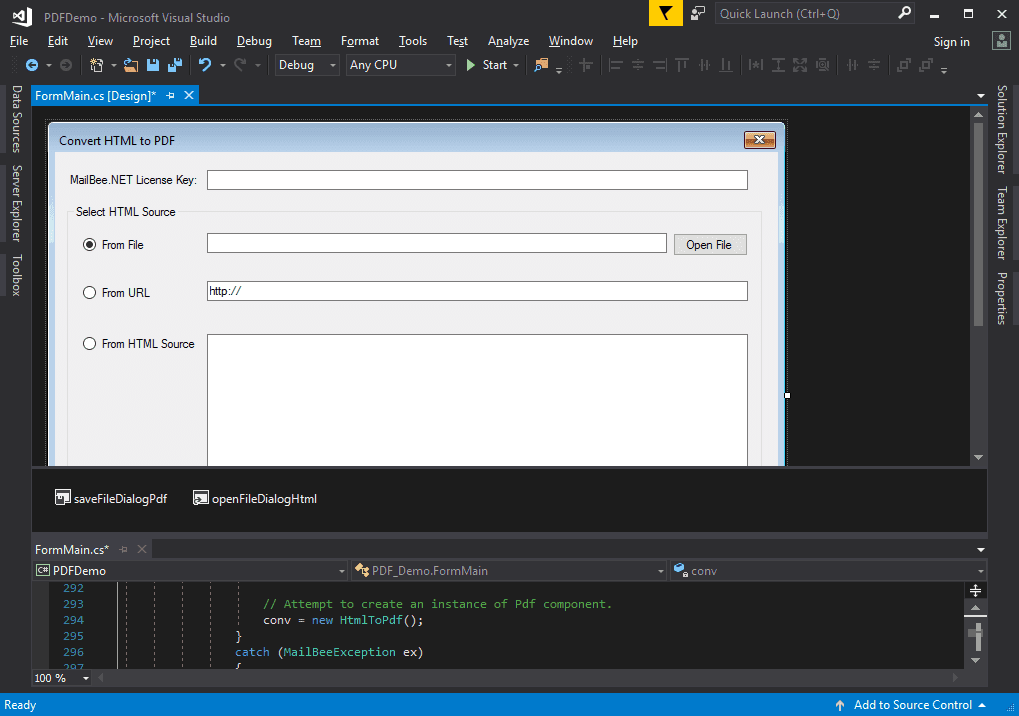 MailBee.NET PDF Converter （英語版） 商品画像