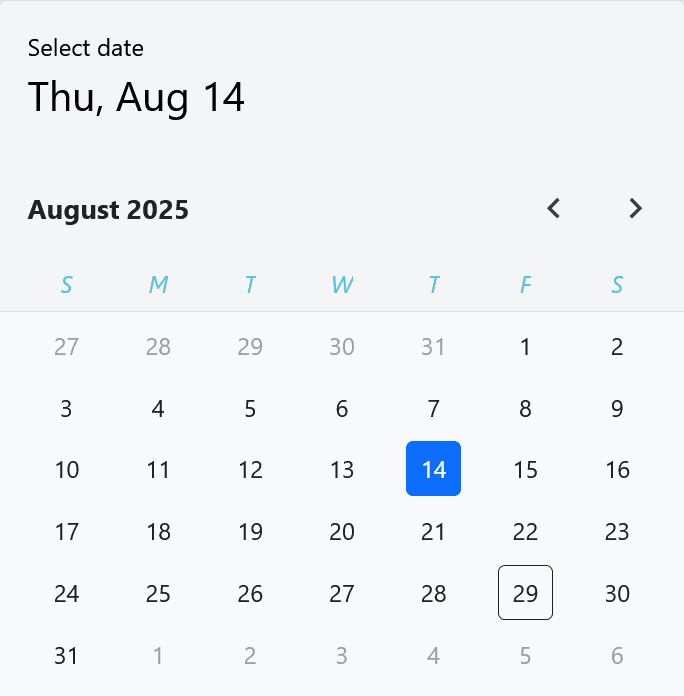 Infragistics Ignite UI for Blazor Calendar 商品画像 Infragistics Ignite UI for Blazor Calendar 商品画像