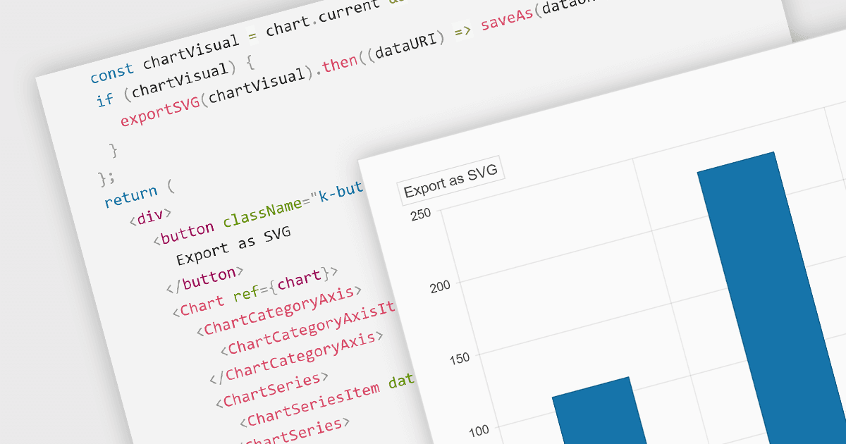 ReactでグラフをSVGにエクスポート