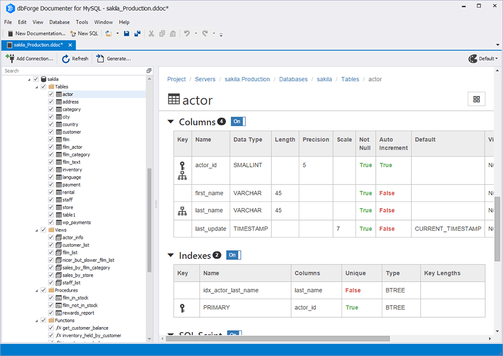 dbForge Documenter 商品画像