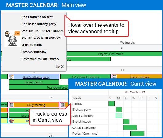 Master Calendar 商品画像