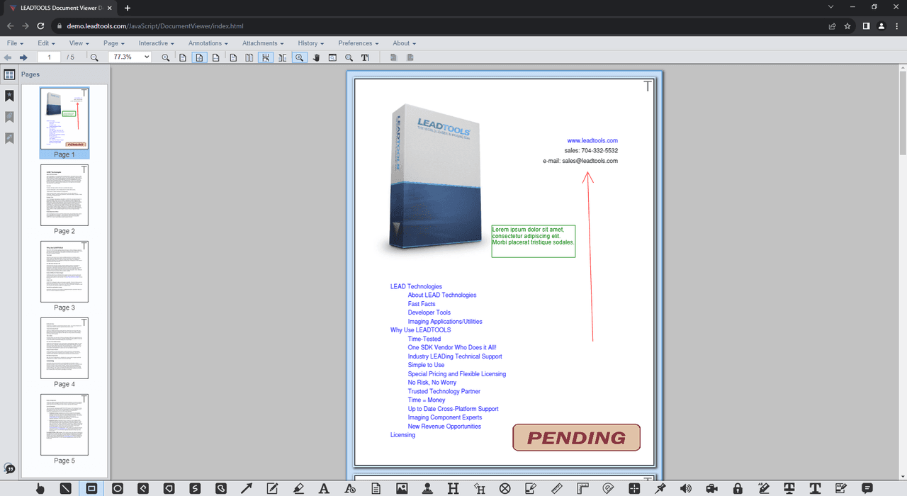 LEADTOOLS Document Suite SDK（英語版） 商品画像