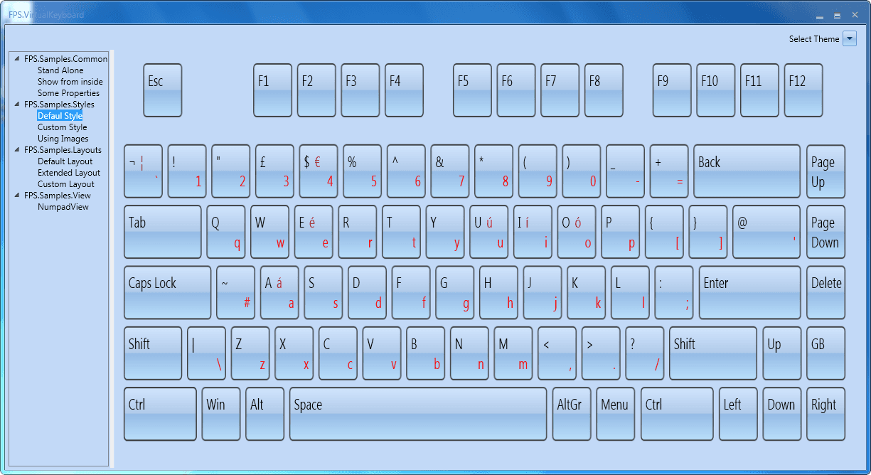 MindFusion.Virtual Keyboard for WPF（英語版） 商品画像