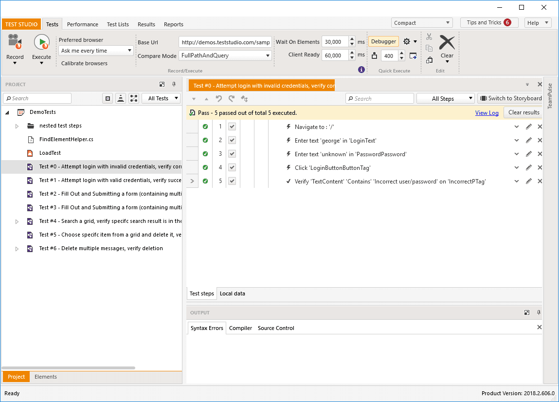 Telerik Test Studio Web & Desktop（英語版） 商品画像