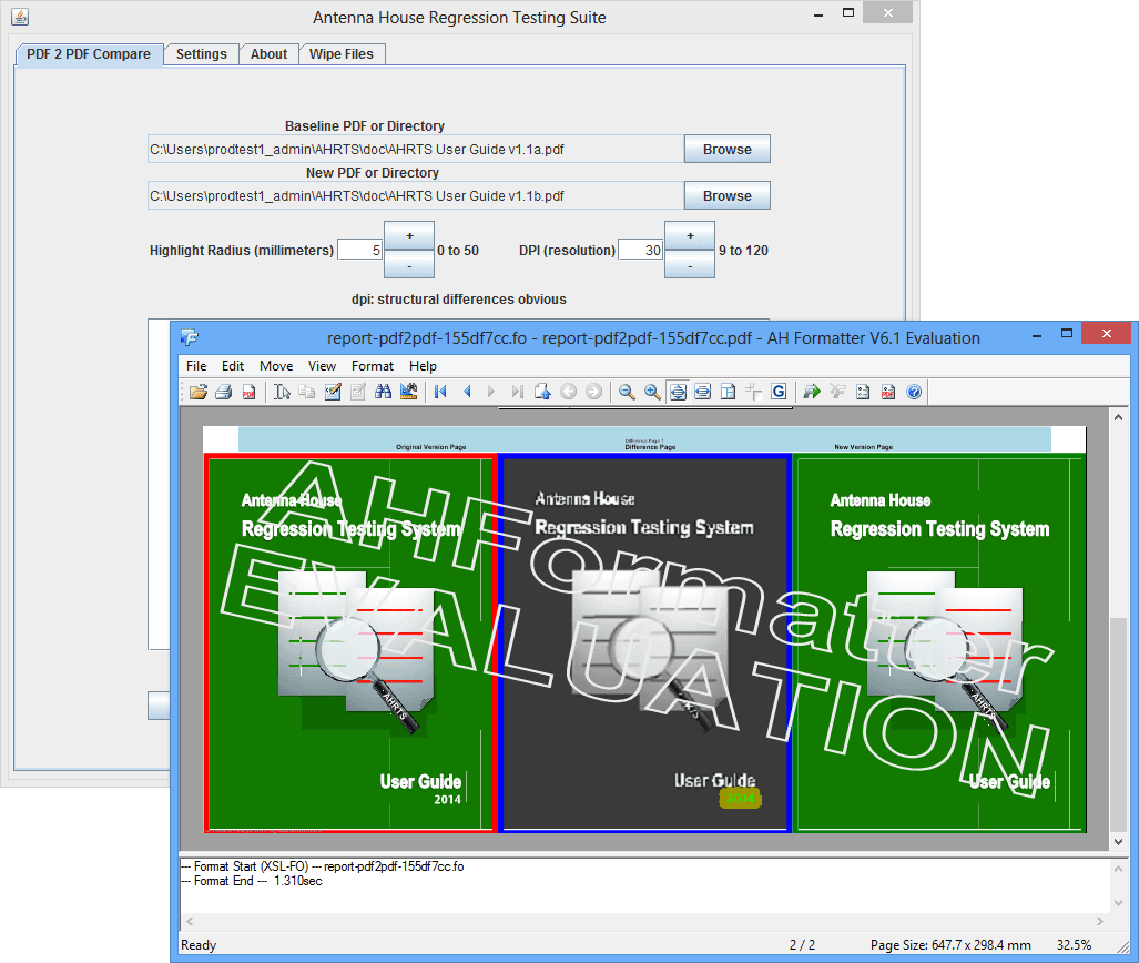 Antenna House Regression Testing System (AHRTS)（英語版） 商品画像