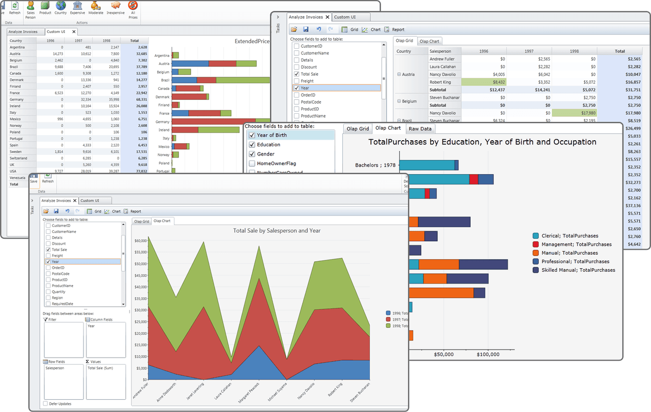 Visual Studio LightSwitchにデータアナリシスを追加