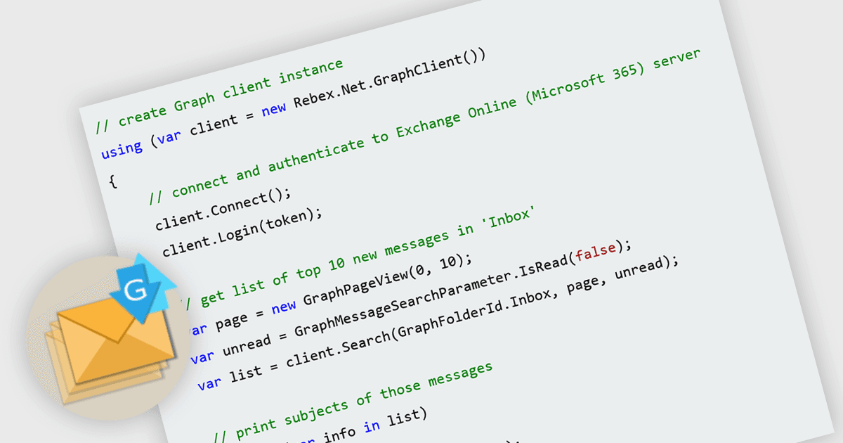 Graph APIを使用してMicrosoft 365メールに簡単にアクセス