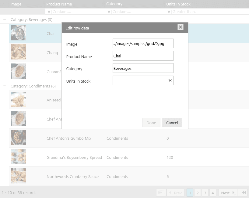 Infragistics Ultimate UI for jQuery Data Editors 商品画像