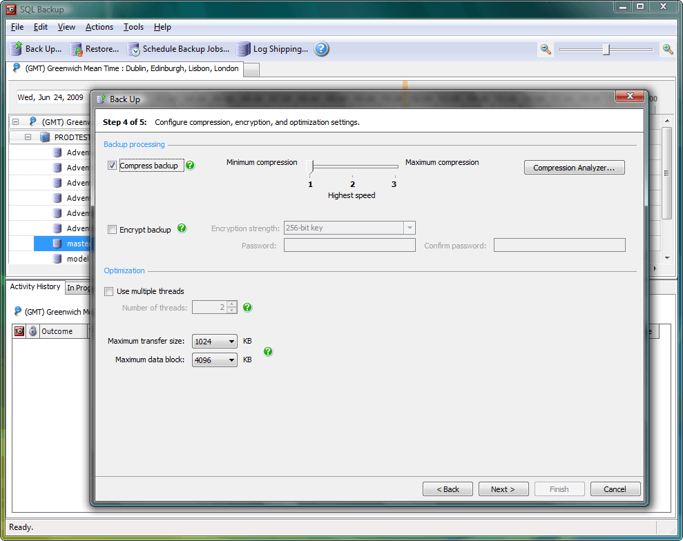 SQL Backup Pro （英語版） 商品画像