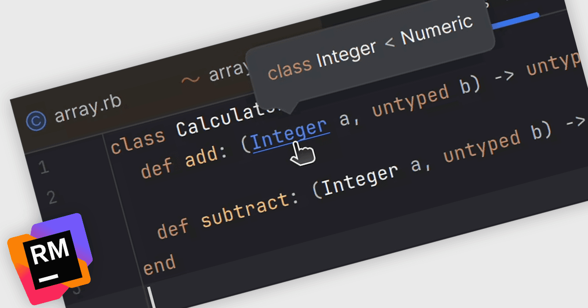 ホバーでInstant Ruby Signature(RBS)の洞察を得る