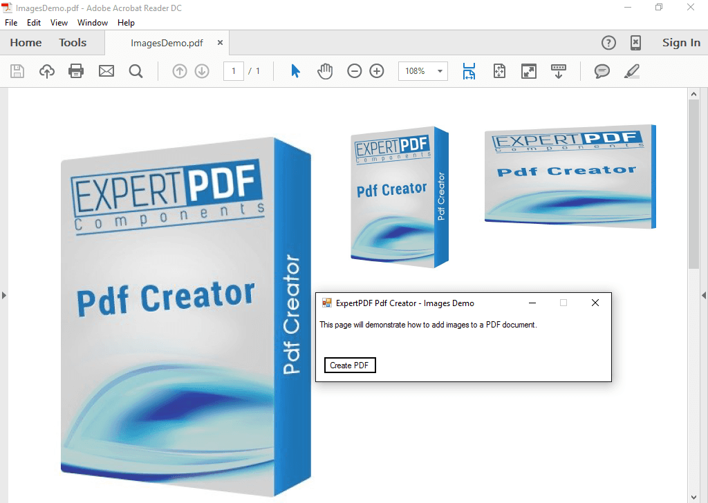 ExpertPDF Pdf Creator（英語版） 商品画像