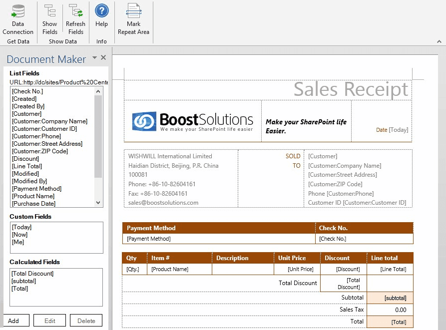 SharePoint Document Maker（英語版+日本語版） 商品画像