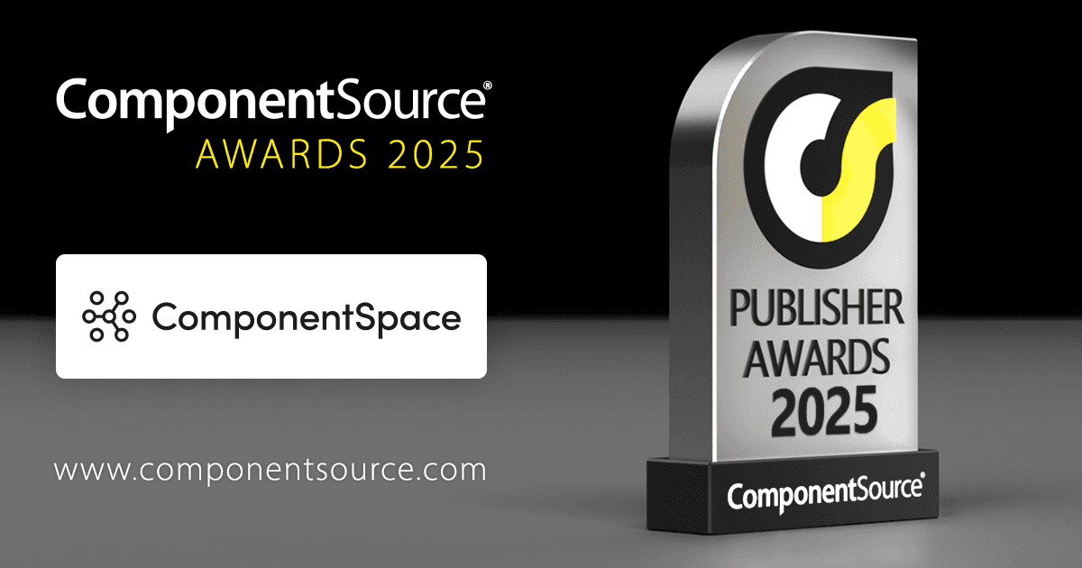 ComponentSpaceがComponentSourceの賞を受賞