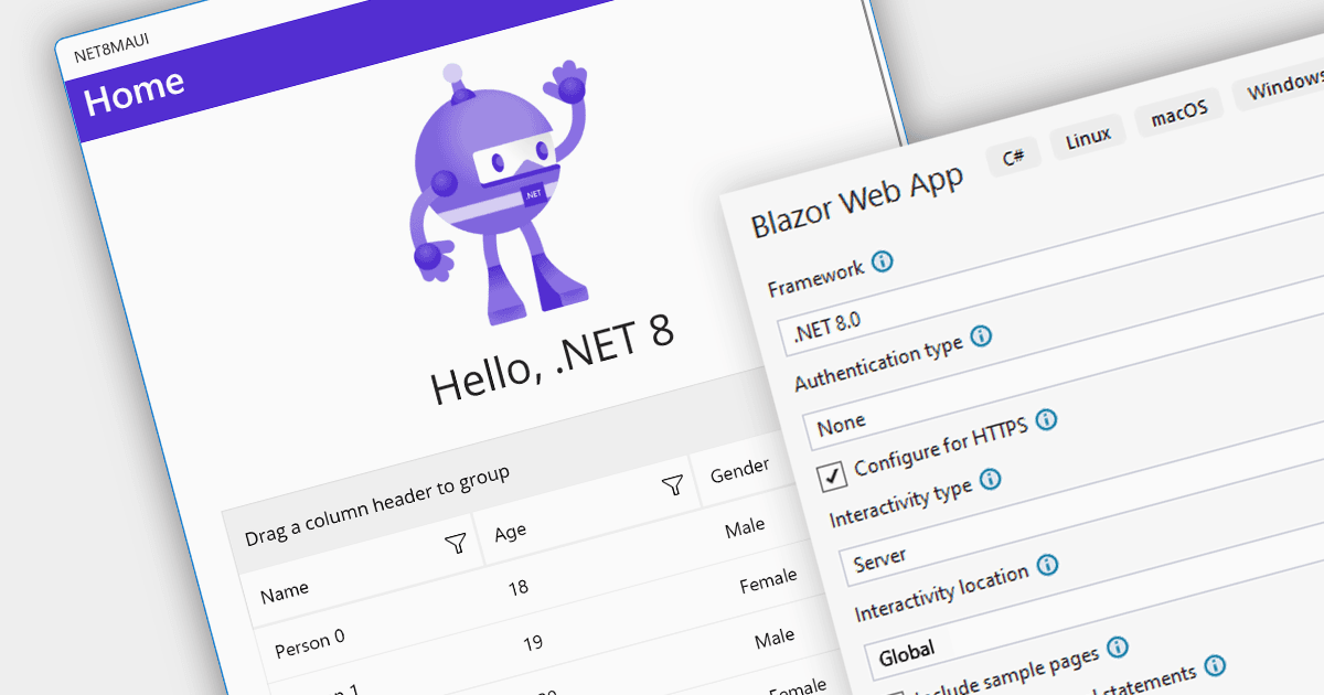 .NET 8向けのWeb、デスクトップ、モバイルアプリをTelerikで作成