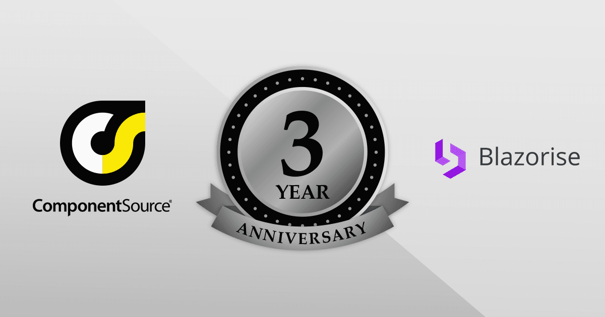 Blazoriseとのパートナーシップ3周年を祝賀