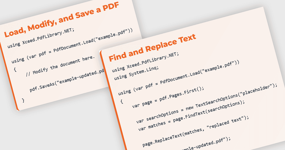 .NETで既存のPDFを編集する