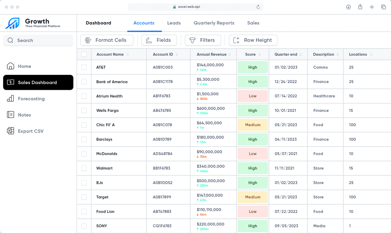 LEADTOOLS Excel API 商品画像