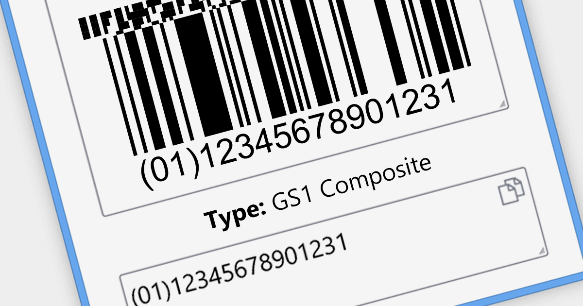 GS1 Compositeバーコードを使用したスキャン効率の向上