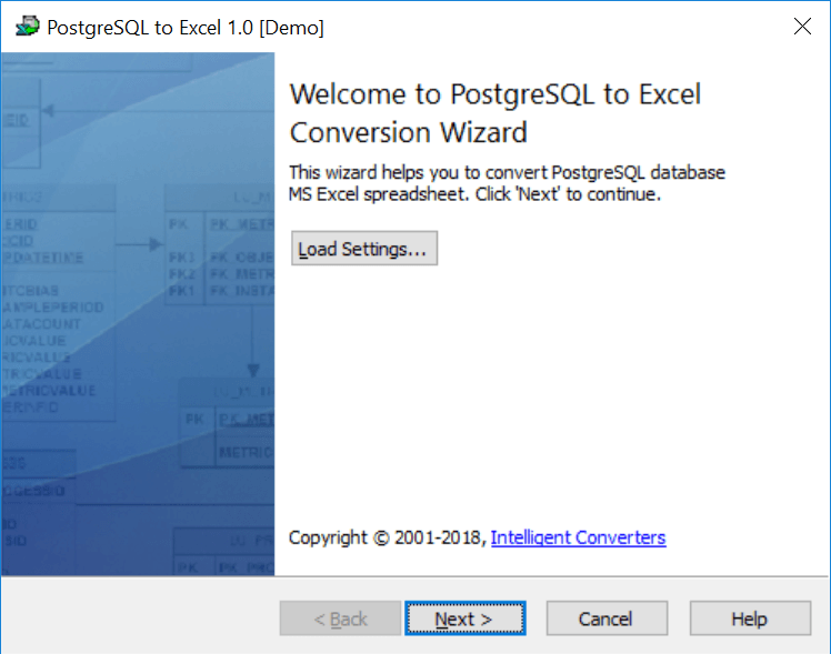 PostgreSQL to Microsoft Excel 商品画像
