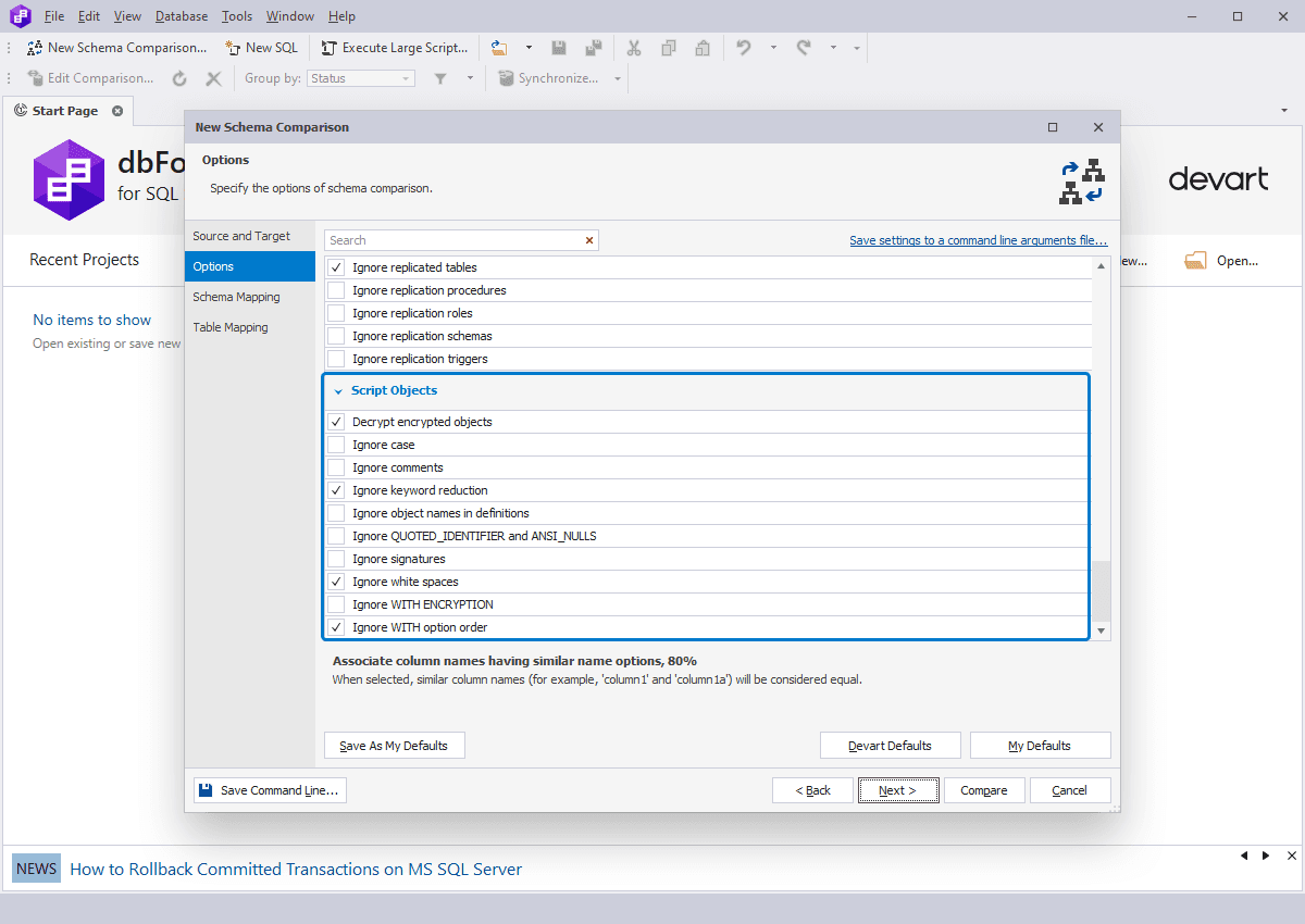 dbForge Schema Compare 商品画像