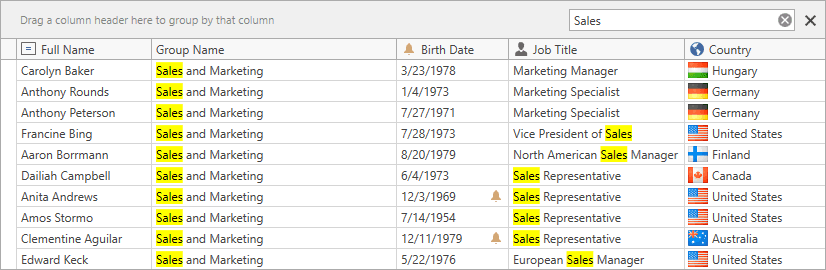DevExpress WPF Search Control 商品画像 DevExpress WPF Search Control 商品画像