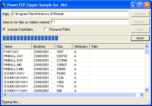 PowerTCP Zip Compression for .NET （英語版） 商品画像