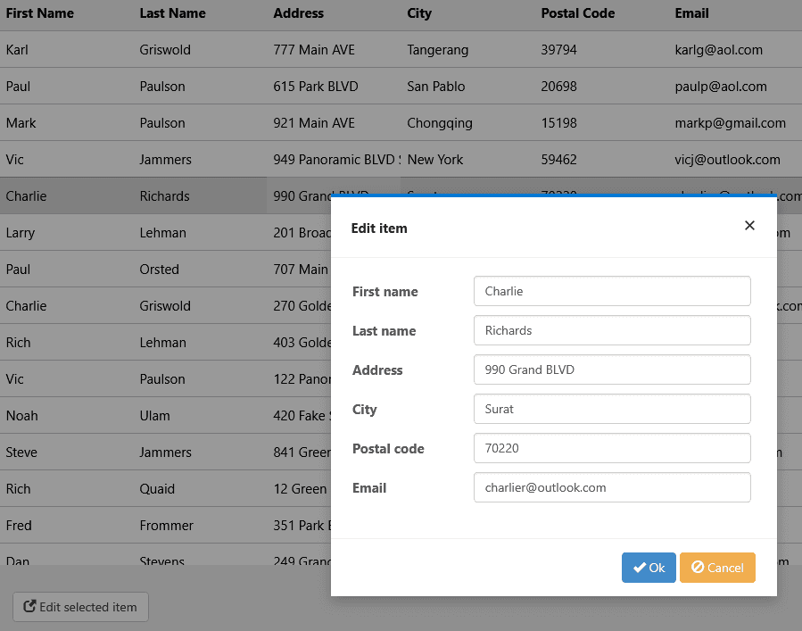 ComponentOne Blazor Data Editors 商品画像