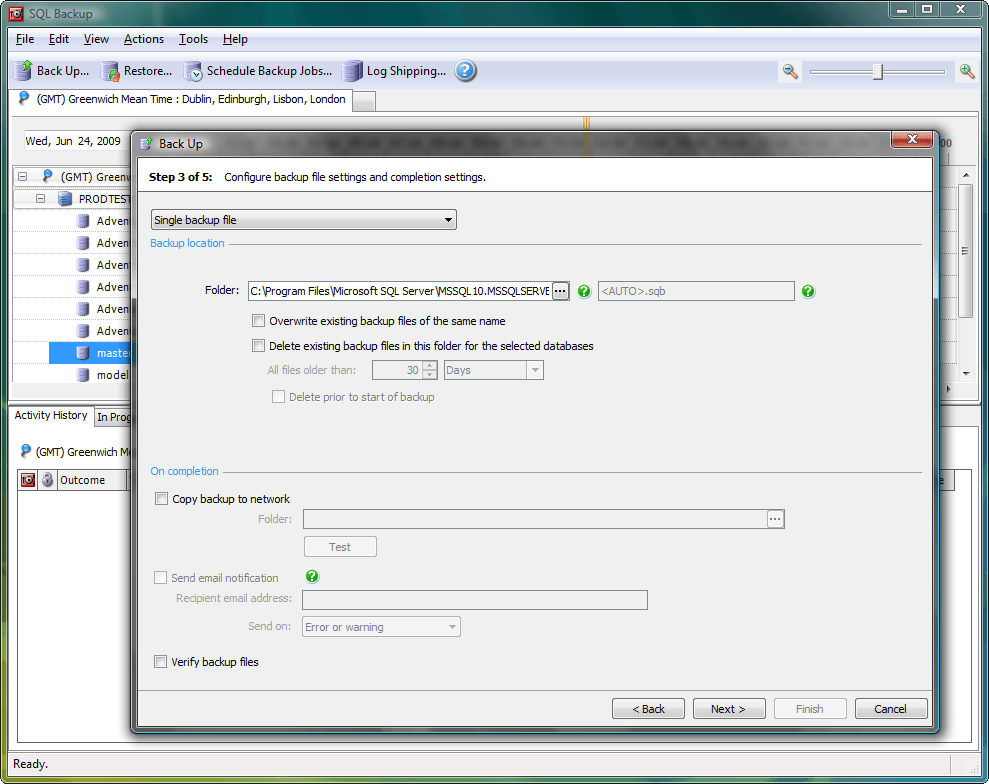 SQL Backup Pro （英語版） 商品画像