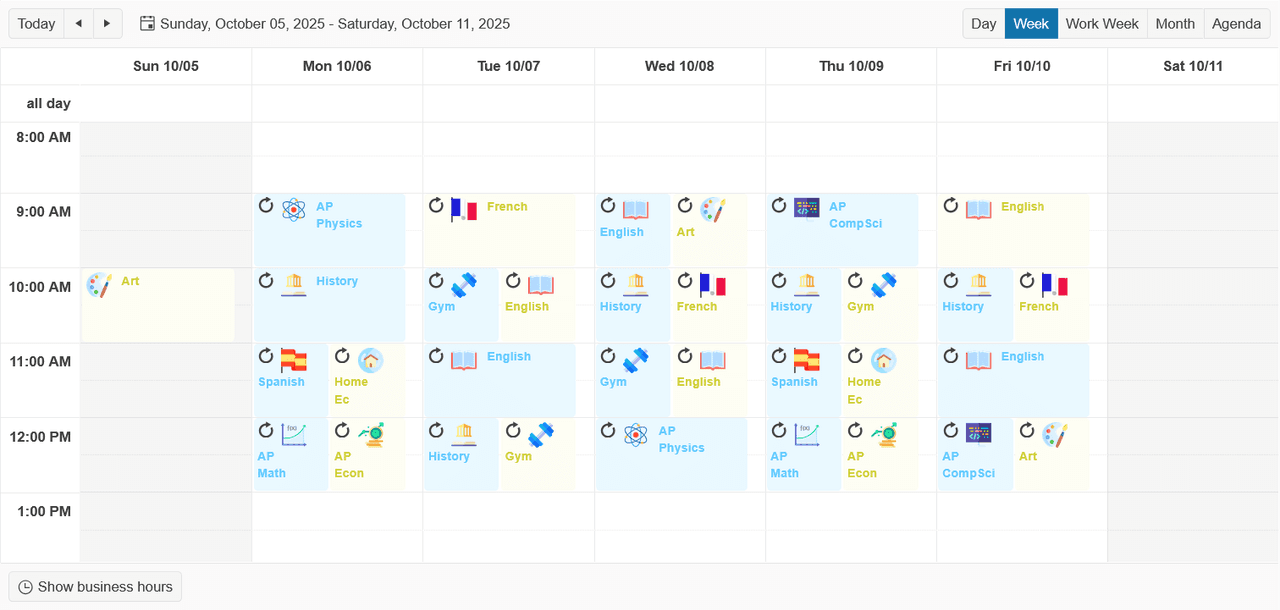 Telerik UI for ASP.NET MVC Scheduler 商品画像 Telerik UI for ASP.NET MVC Scheduler 商品画像