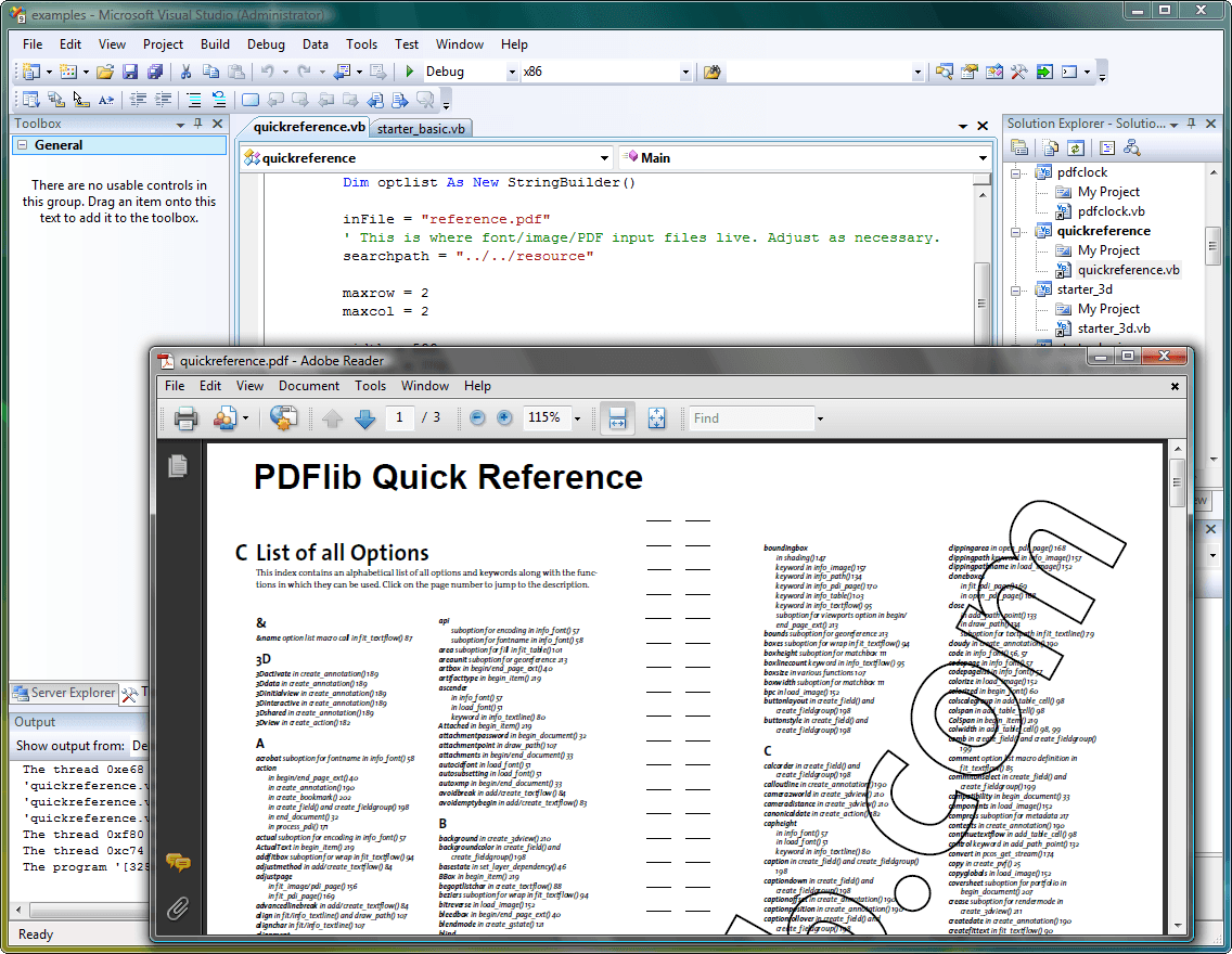 PDFlib+PDI（英語版） 商品画像