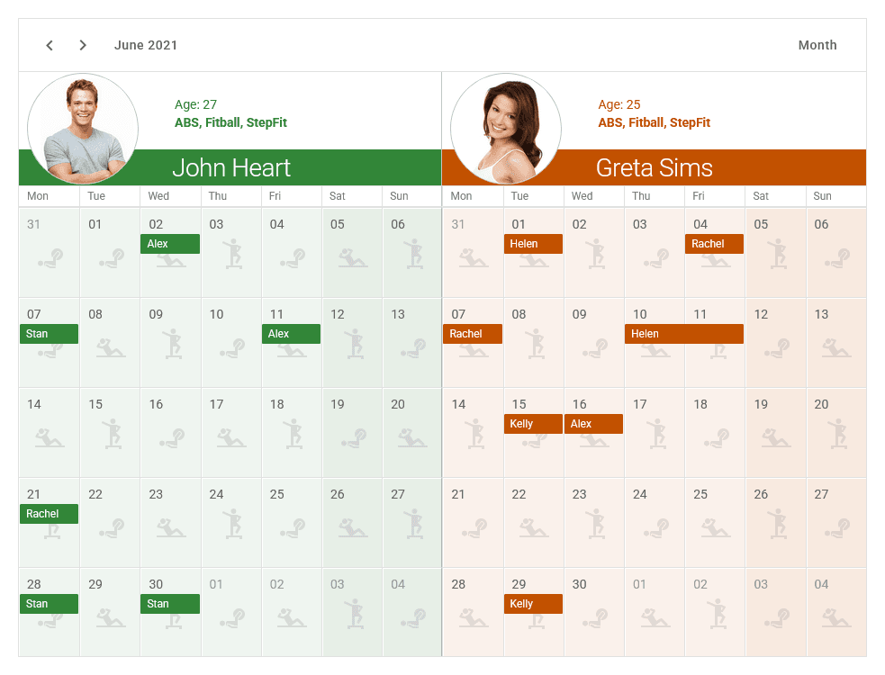 DevExpress ASP.NET Core Scheduler 商品画像