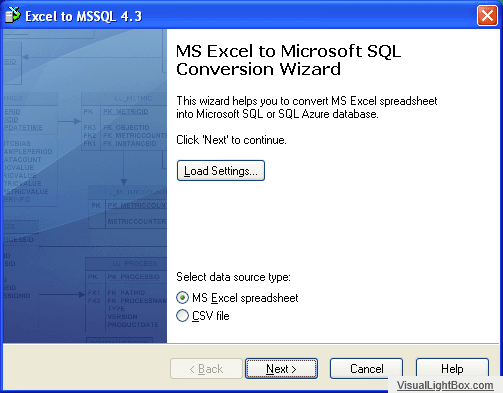 Microsoft Excel to Microsoft SQL Server 商品画像