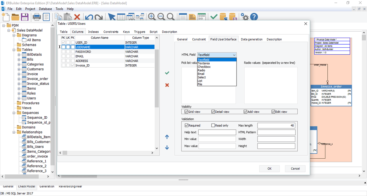 ERBuilder Data Modeler（英語版） 商品画像